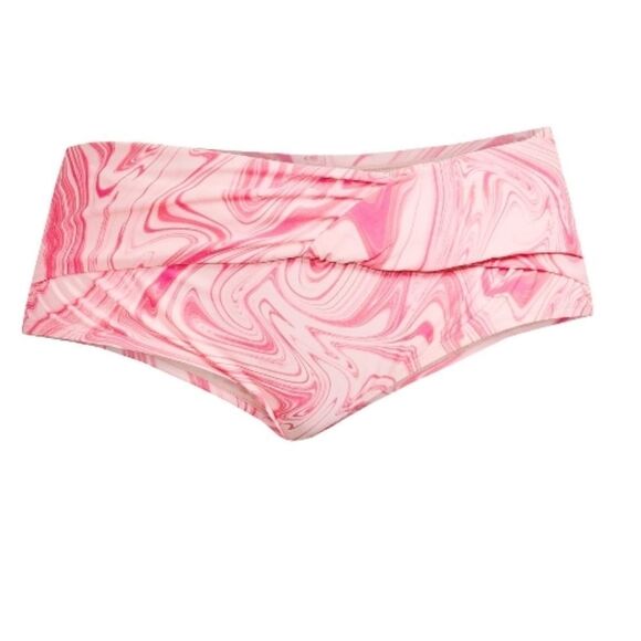 Women's Plus Mid-Rise Retro Twist Front Swimsuit Bathing Suit Size 2X - Picture 8 of 8